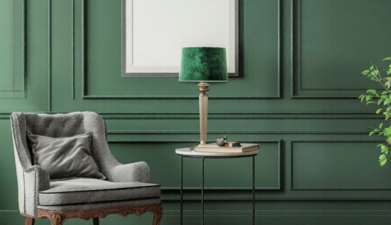 green interior paint